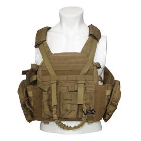 Adjustable Weighted Training Vest with Weight Pockets, Modular Workout Vest with Detachable Pouches and Breathable Padding for Fitness (Color: Tan)