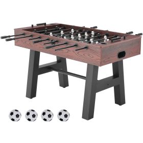 Foosball Table, 55 inch Standard Size Foosball Table, Indoor Full Size Foosball Table for Home, Family, and Game Room, Soccer with Foosball Table (Board Thickness: Thick Plate with Cross Legs, size: 55 inch)